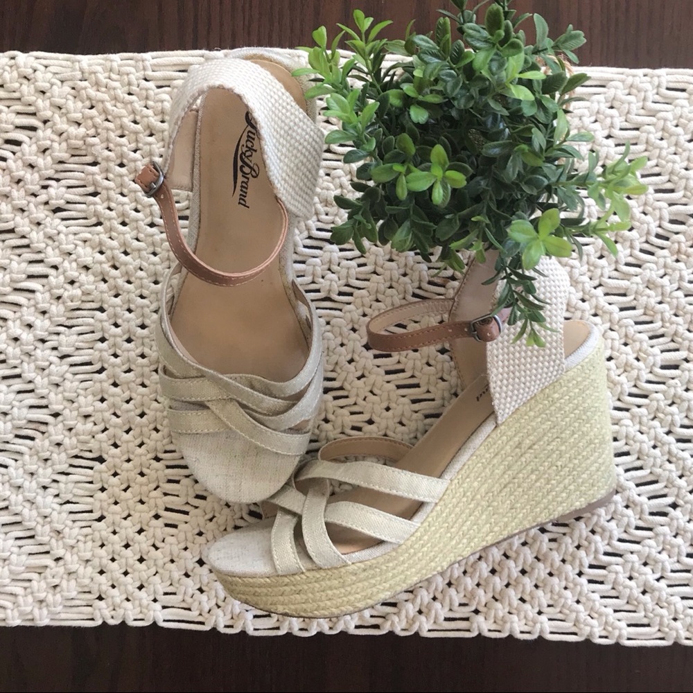 Lucky Brand | espadrille wedges